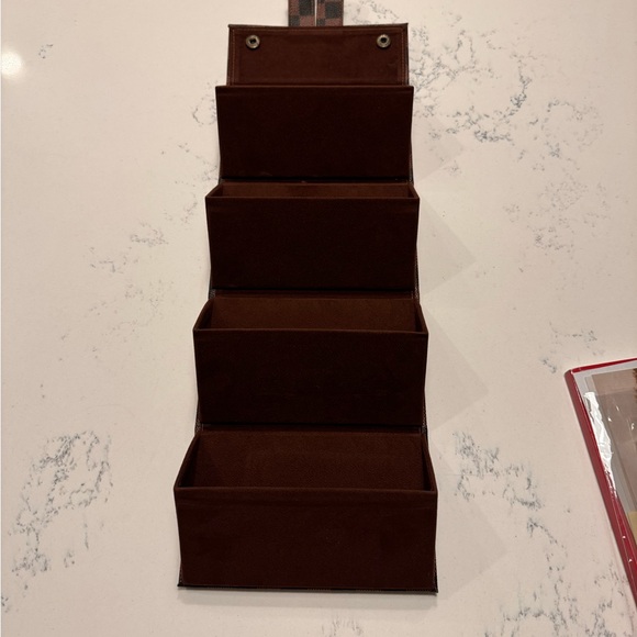 Sunglass checkered print travel organizer case NWOT - Picture 3 of 6